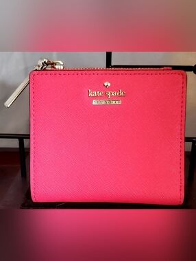 Kate Spade New York Cameron Street Adalyn Pink Zip-Around Wallet